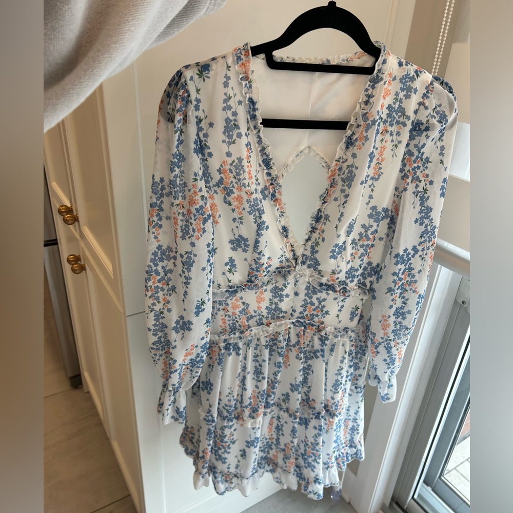 Floral dress - open back